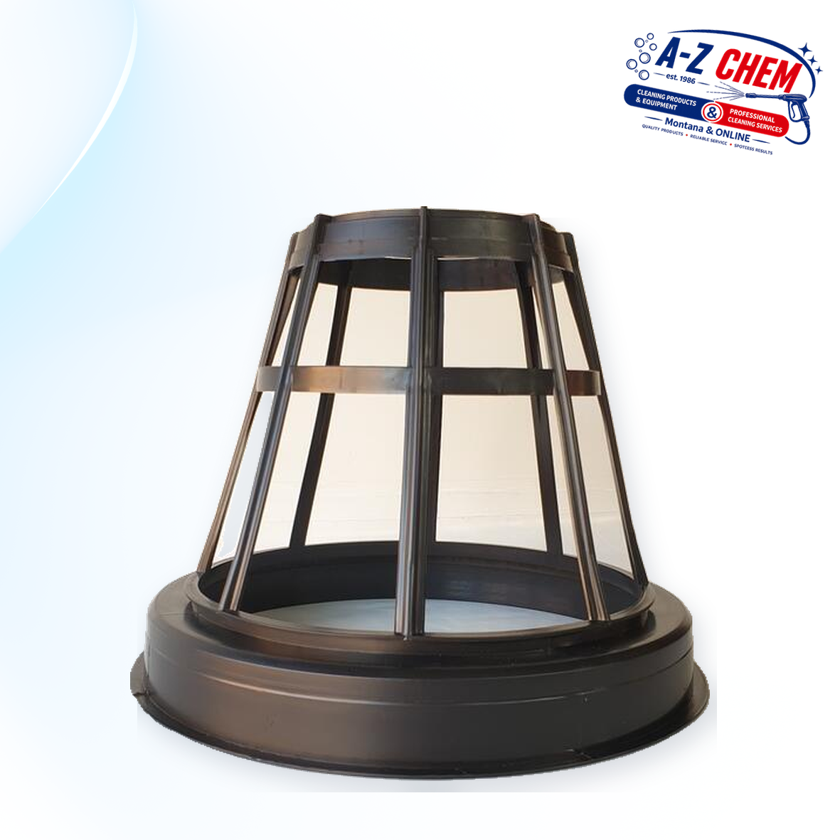 Standalone Plastic Cage for the 70L / 80L Filter - Vacuum Cleaner Accessory - product detail view 2 - A-Z Chem South Africa
