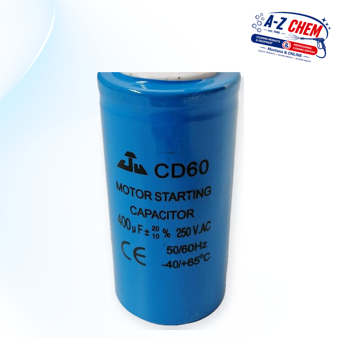 Starting Capacitor for the High Pressure (400uF) - product detail view 2 - A-Z Chem South Africa