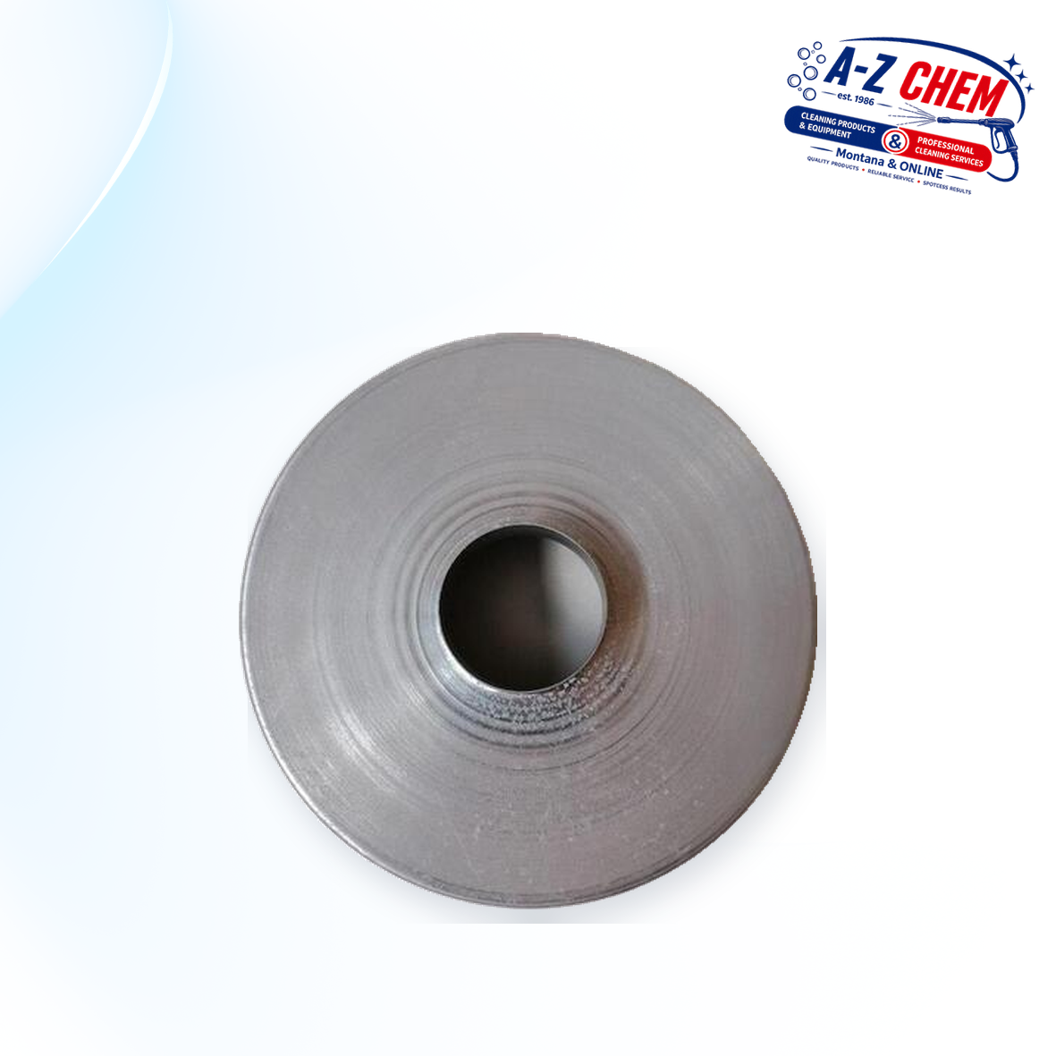 Steel Plate with Protruding Inlet - Vacuum Motor Component - product detail view 5 - A-Z Chem South Africa