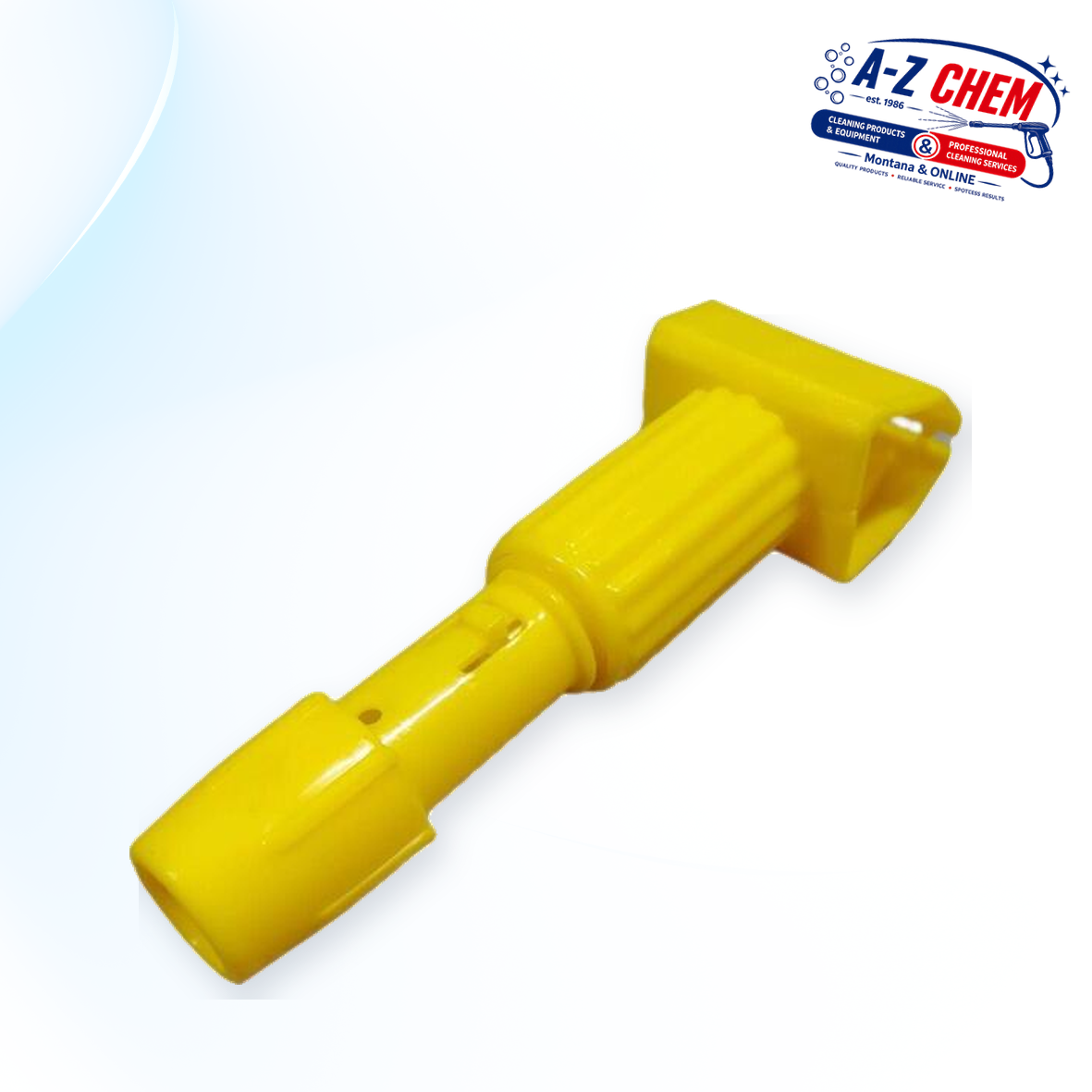 Superior Clamp-Wrench Mop Clip Yellow - Floor Cleaning Machine Accessory - product detail view 2 - A-Z Chem South Africa