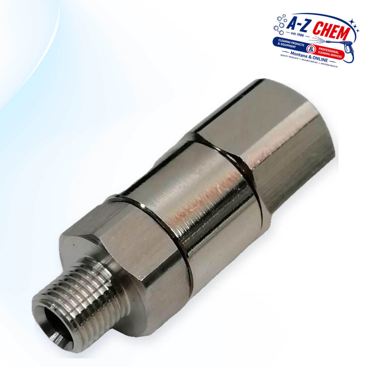 Swivel Boom Outlet Connector - High-Pressure Cleaner Part - main product view - A-Z Chem South Africa
