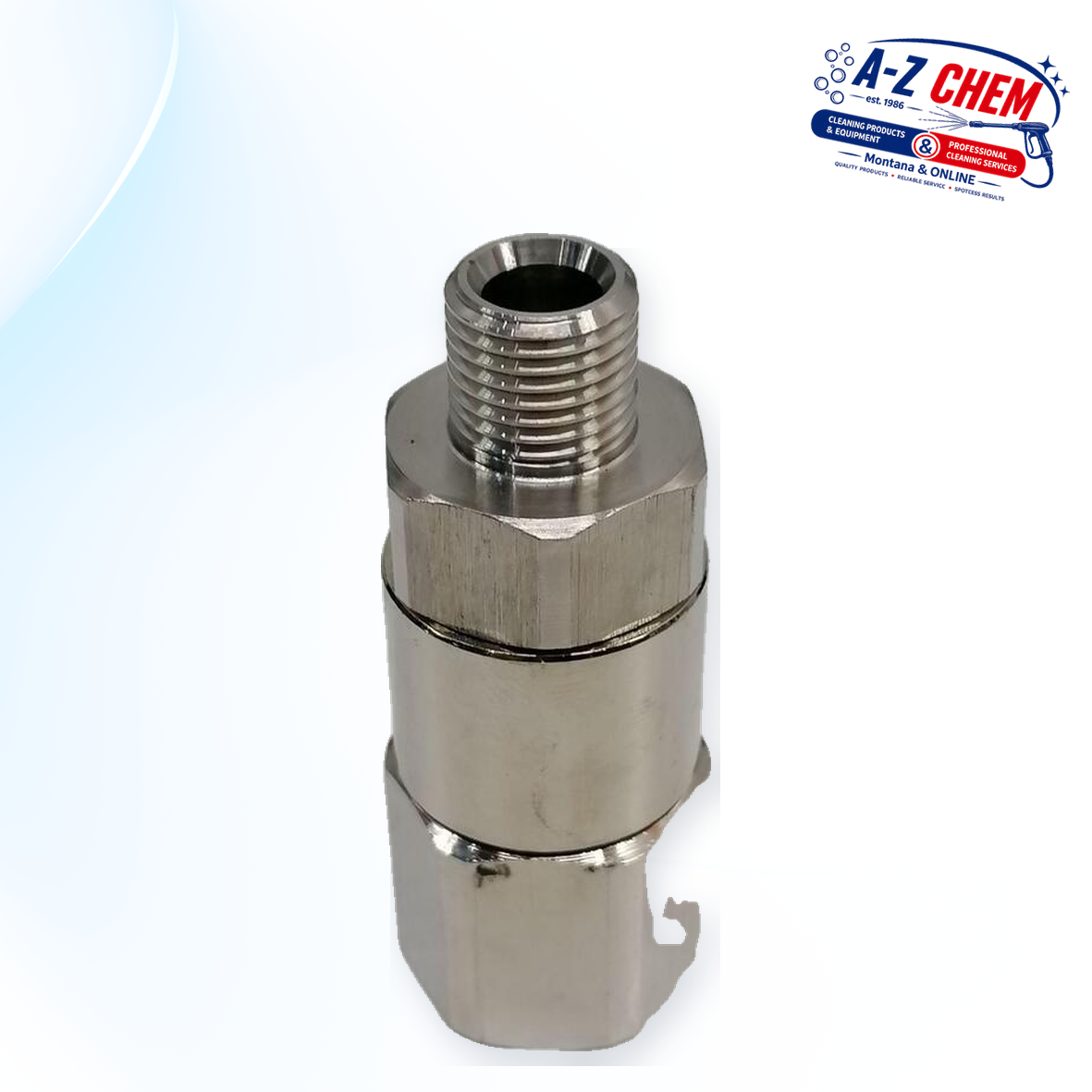 Swivel Boom Outlet Connector - High-Pressure Cleaner Part - product detail view 3 - A-Z Chem South Africa