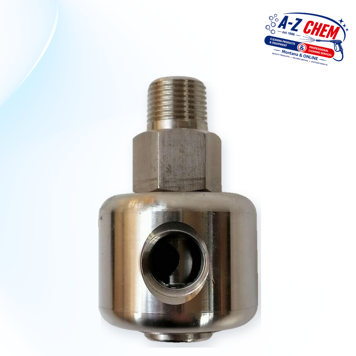 Swivel Connector for High-Pressure Washers - product detail view 2 - A-Z Chem South Africa