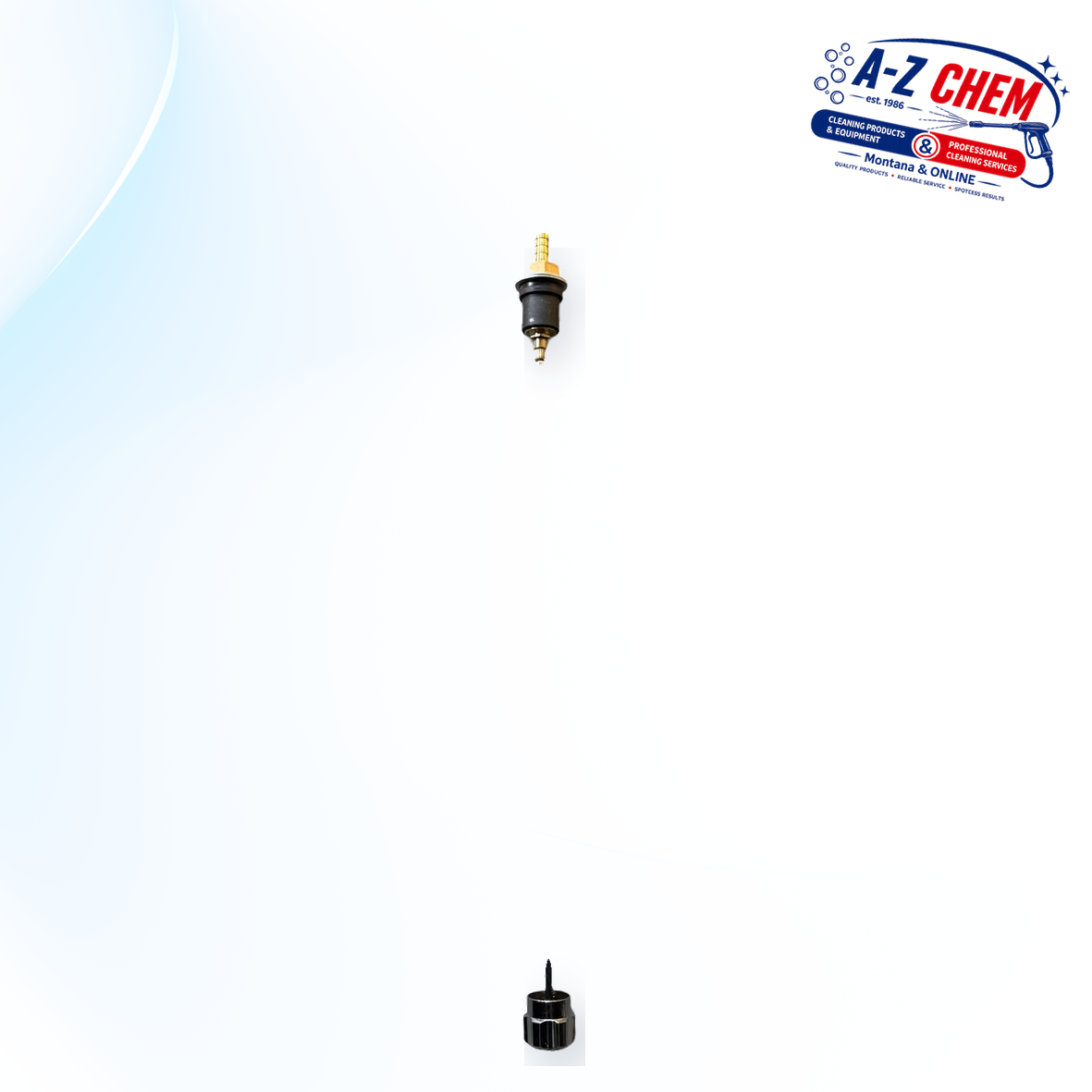 Tap and Rod with Handle for the Scrubbing Machine Tank - Floor Cleaning Machine Part - main product view - A-Z Chem South Africa
