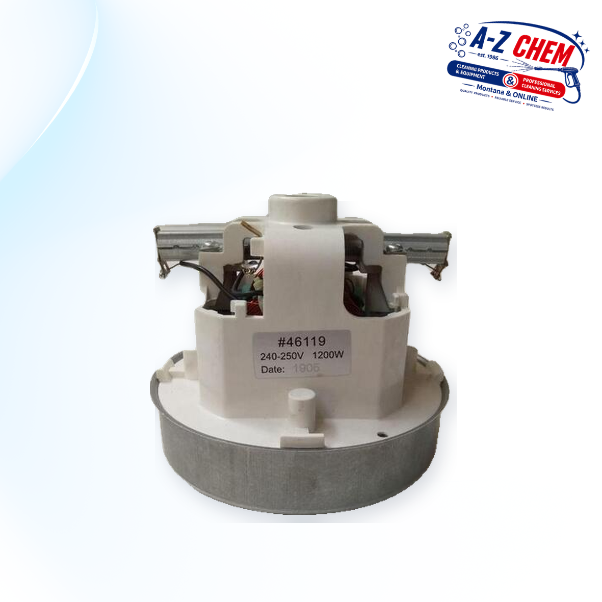 Vacuum Motor 1S - TFL White Dry - main product view - A-Z Chem South Africa