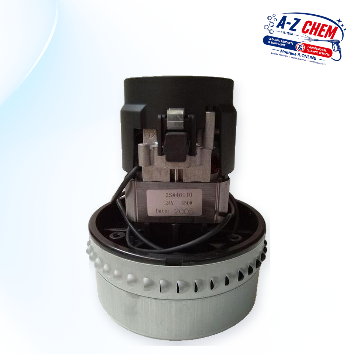 Vacuum Motor 2S - 24Volts - main product view - A-Z Chem South Africa