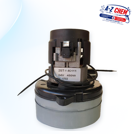 Vacuum Motor 2ST - 24Volts - main product view - A-Z Chem South Africa