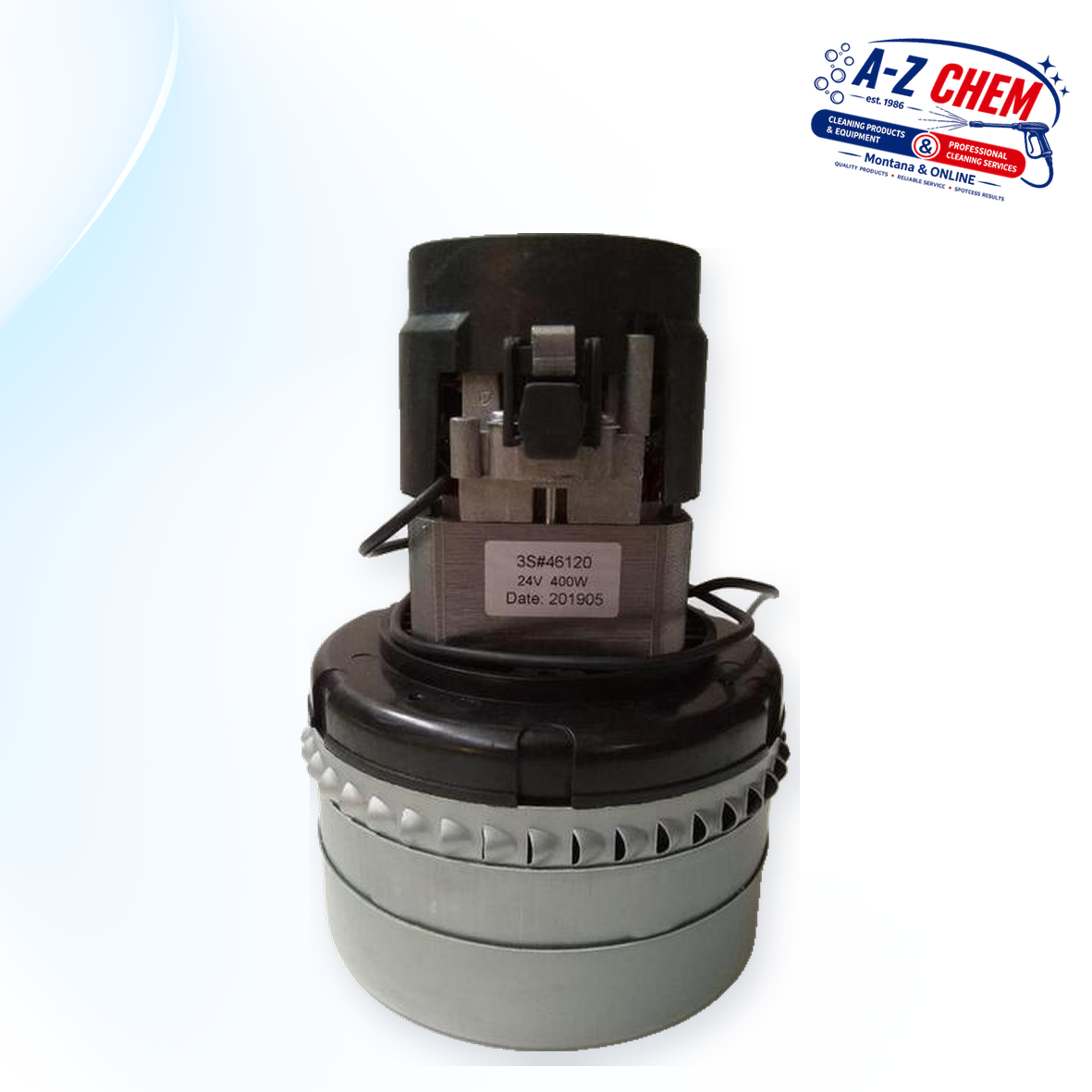 Vacuum Motor 3S - 24Volts - main product view - A-Z Chem South Africa