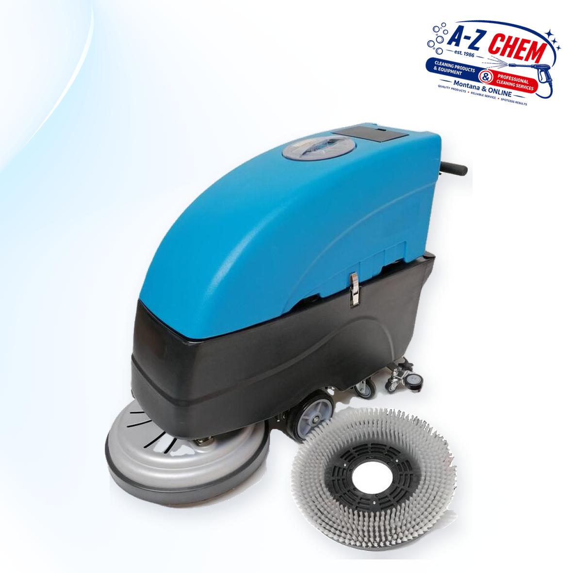 Walk Behind Floor Scrubbing Machine 220V - main product view - A-Z Chem South Africa