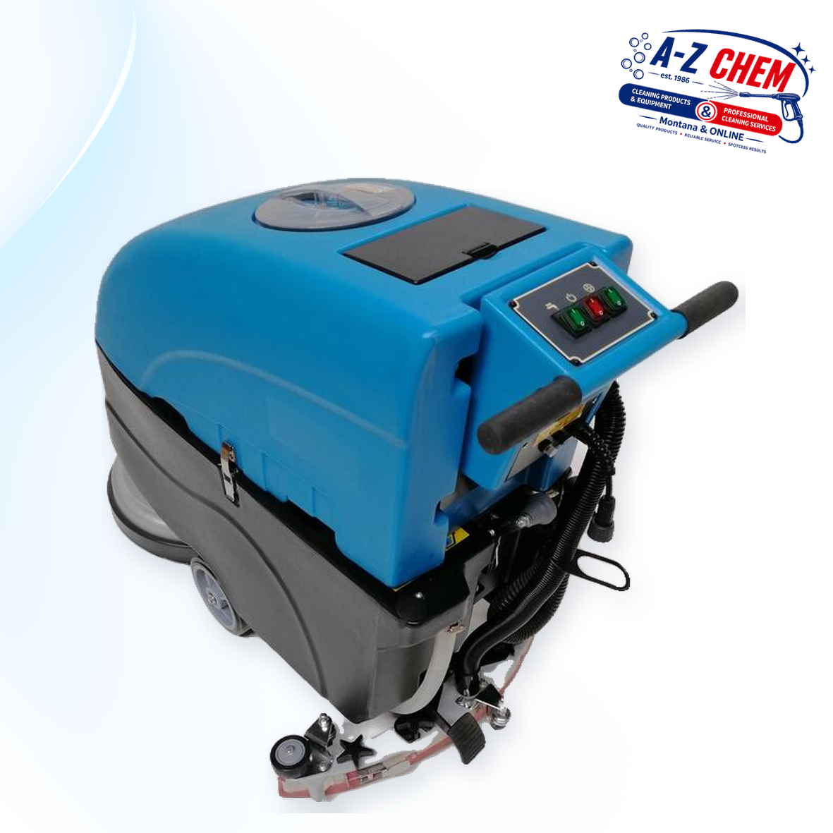 Walk Behind Floor Scrubbing Machine 220V - product detail view 2 - A-Z Chem South Africa
