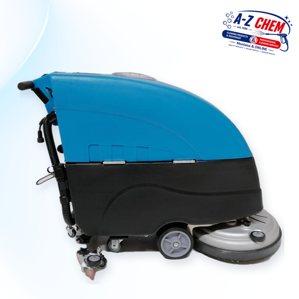 Walk Behind Floor Scrubbing Machine 220V - product detail view 5 - A-Z Chem South Africa