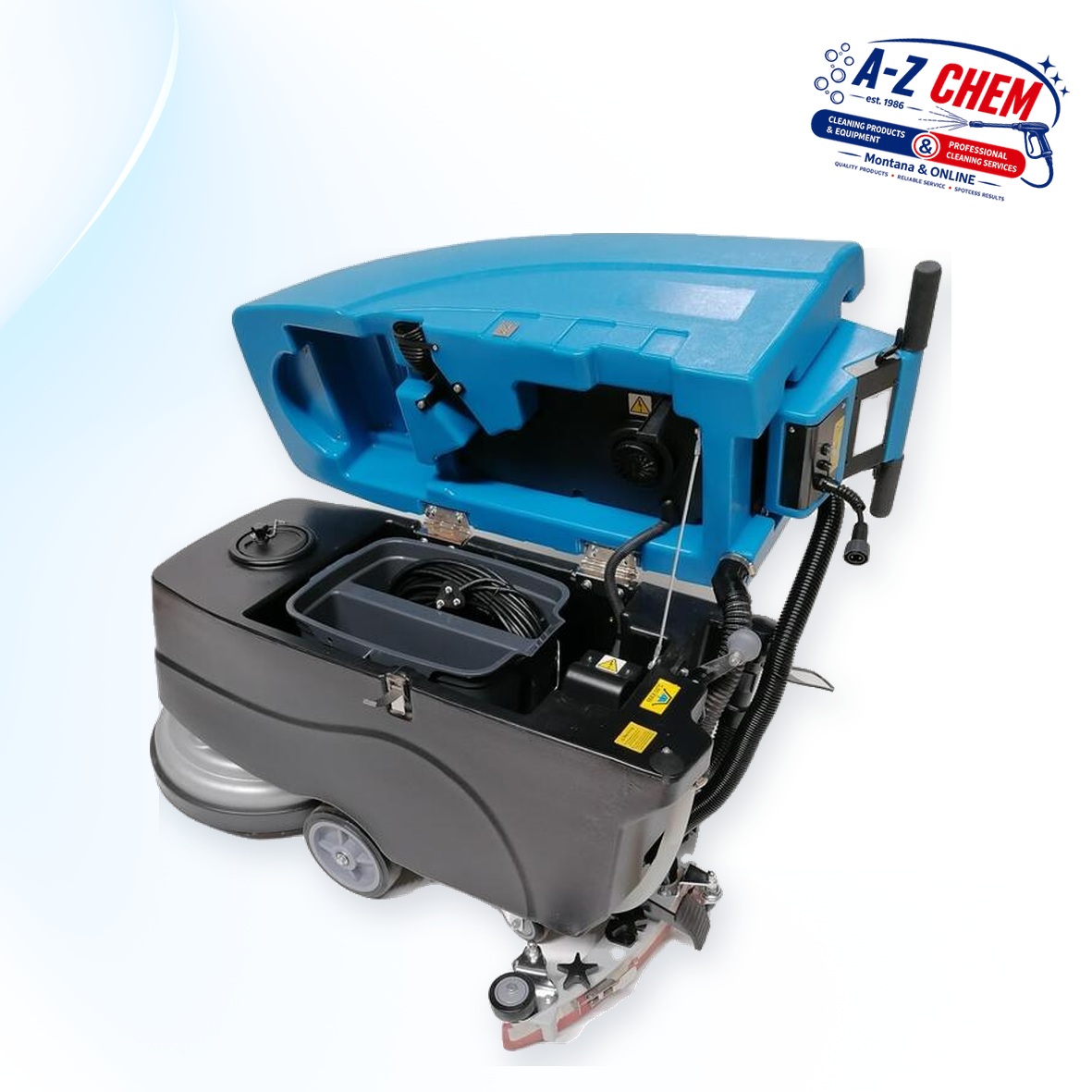 Walk Behind Floor Scrubbing Machine 220V - product detail view 6 - A-Z Chem South Africa