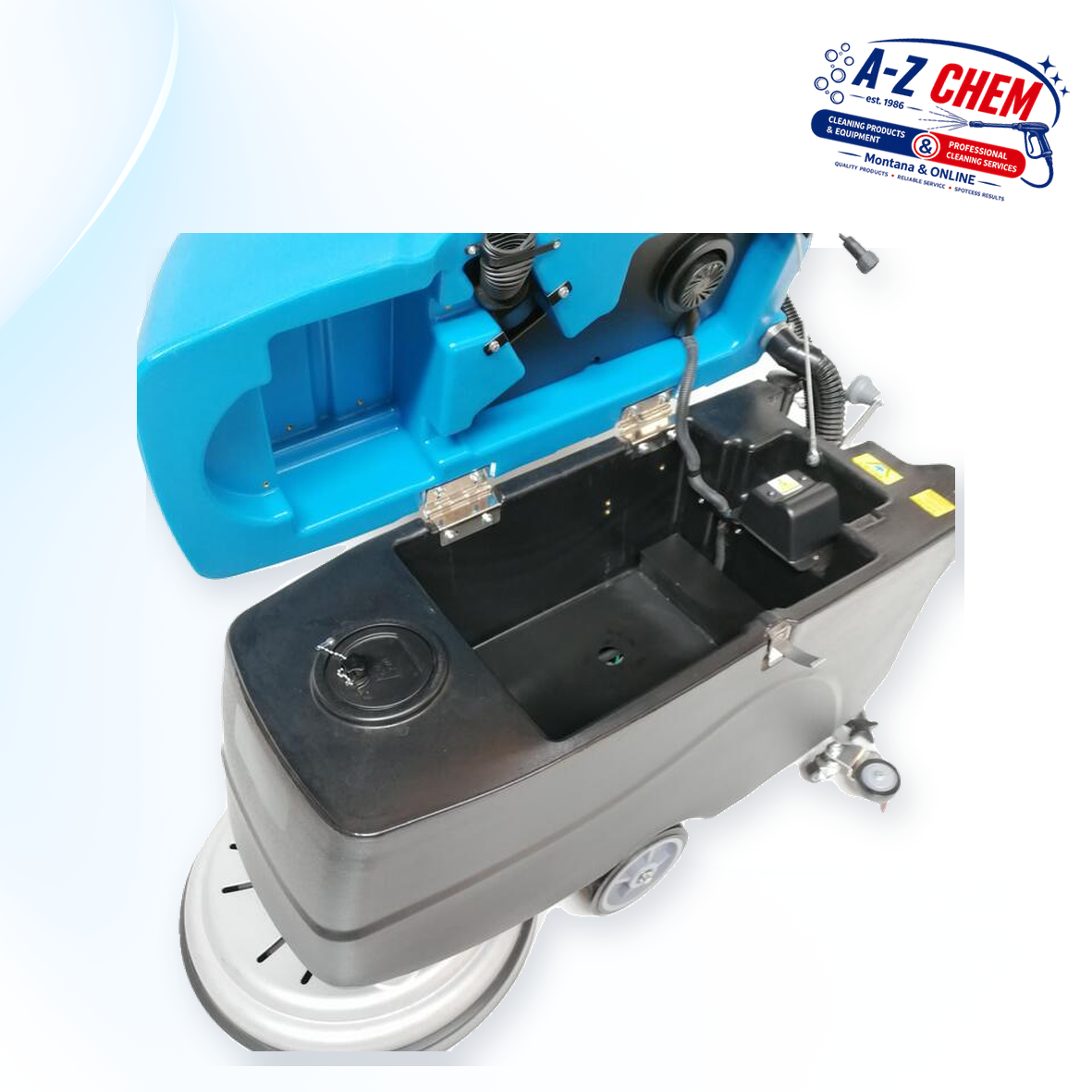 Walk Behind Floor Scrubbing Machine 220V - product detail view 7 - A-Z Chem South Africa
