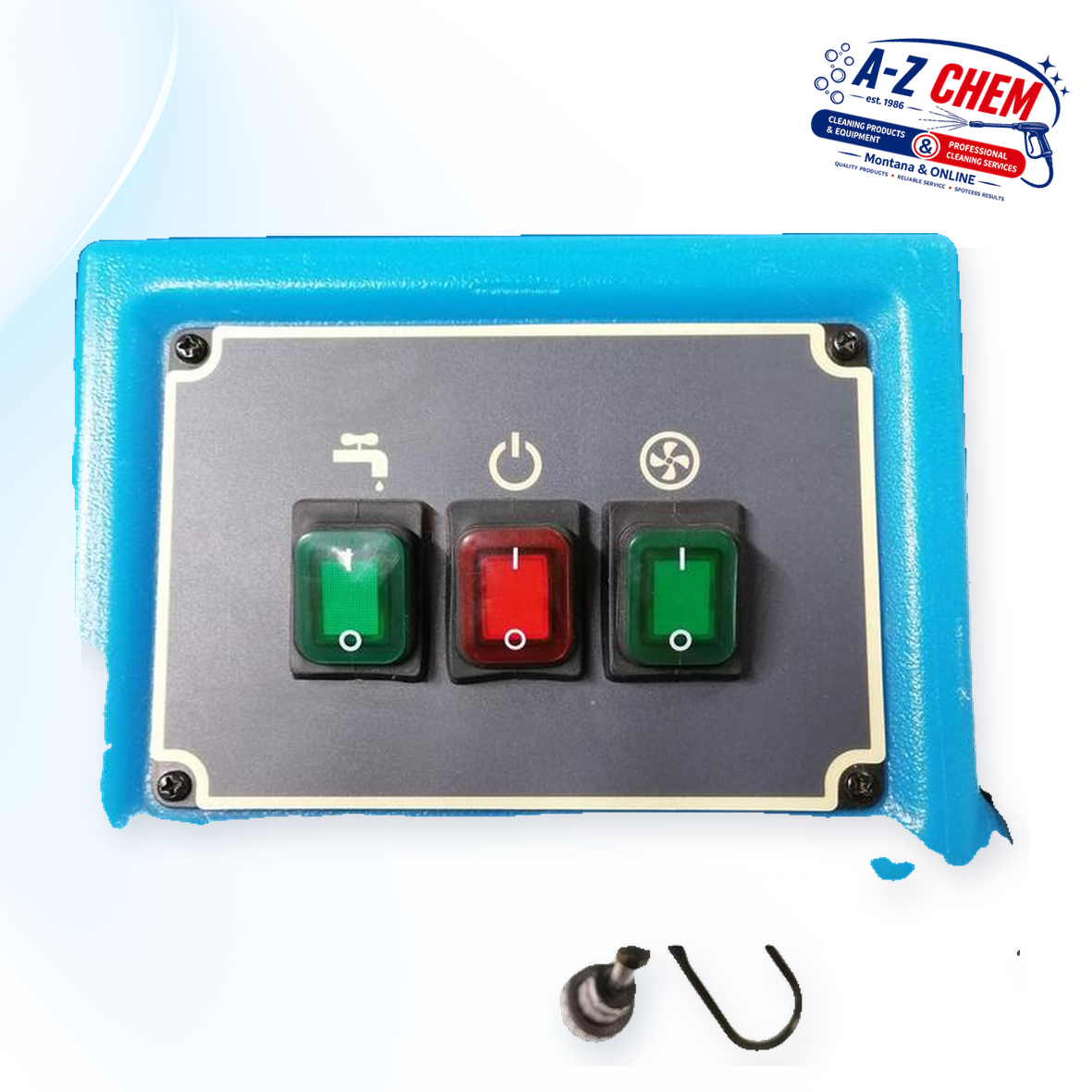 Walk Behind Floor Scrubbing Machine 220V - product detail view 8 - A-Z Chem South Africa