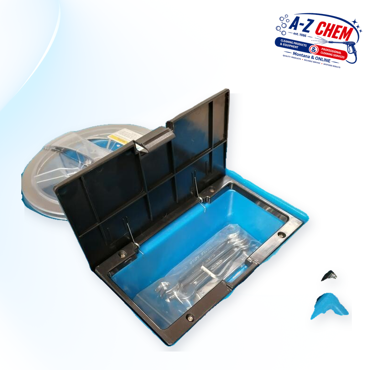Walk Behind Floor Scrubbing Machine 220V - product detail view 14 - A-Z Chem South Africa