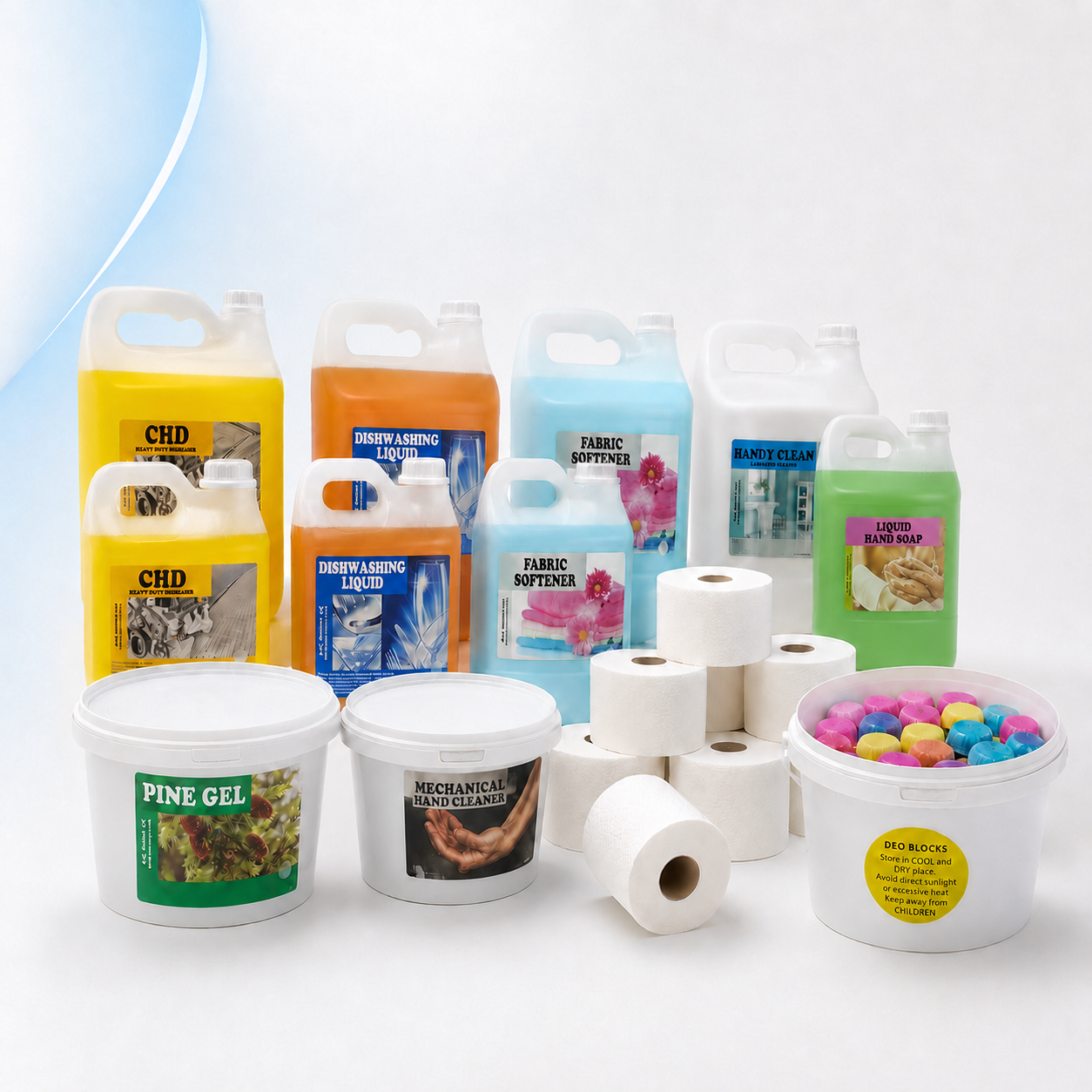 Cleaning Equipment, Products & Supplies